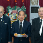 徐惠深主席暨諸首長參加本會常務秘書羅煒達令慈鄭楚萍太孺人治喪贈經暨公祭儀式