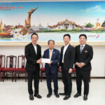 泰國青年企業家協會張永強准會長暨該會理事蒞臨泰國潮州會館向徐惠深主席拜年並邀請出席理事會就職典禮