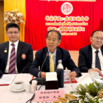 徐惠深主席暨諸首長前往湄南酒店出席由泰國江浙會館作東舉辦的“泰華九屬會館首長第597次聚餐會”